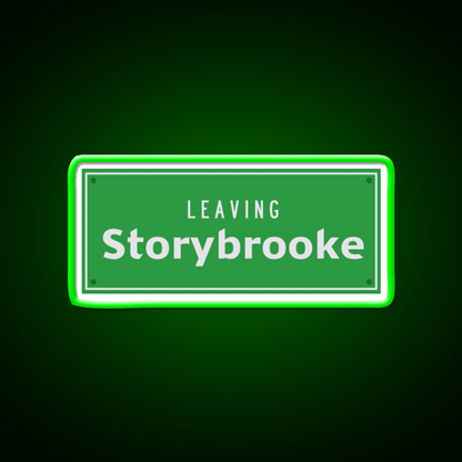 Leaving Storybrooke Welcome Led Neon Sign Open Sign Rgb Color - Shineneon