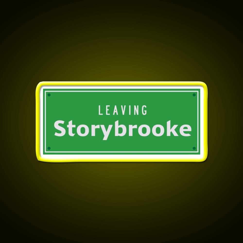 Leaving Storybrooke Welcome Led Neon Sign Open Sign Rgb Color - Shineneon