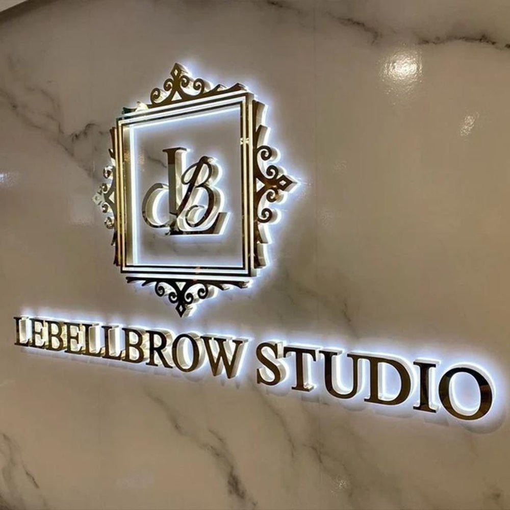 Lebellbrow Studio 3D Backlit Letters Business Metal Led Sign - Shineneon