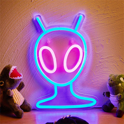 Led Alien Led Neon Sign Home Decor Offices Bars And Parties | Shineneon