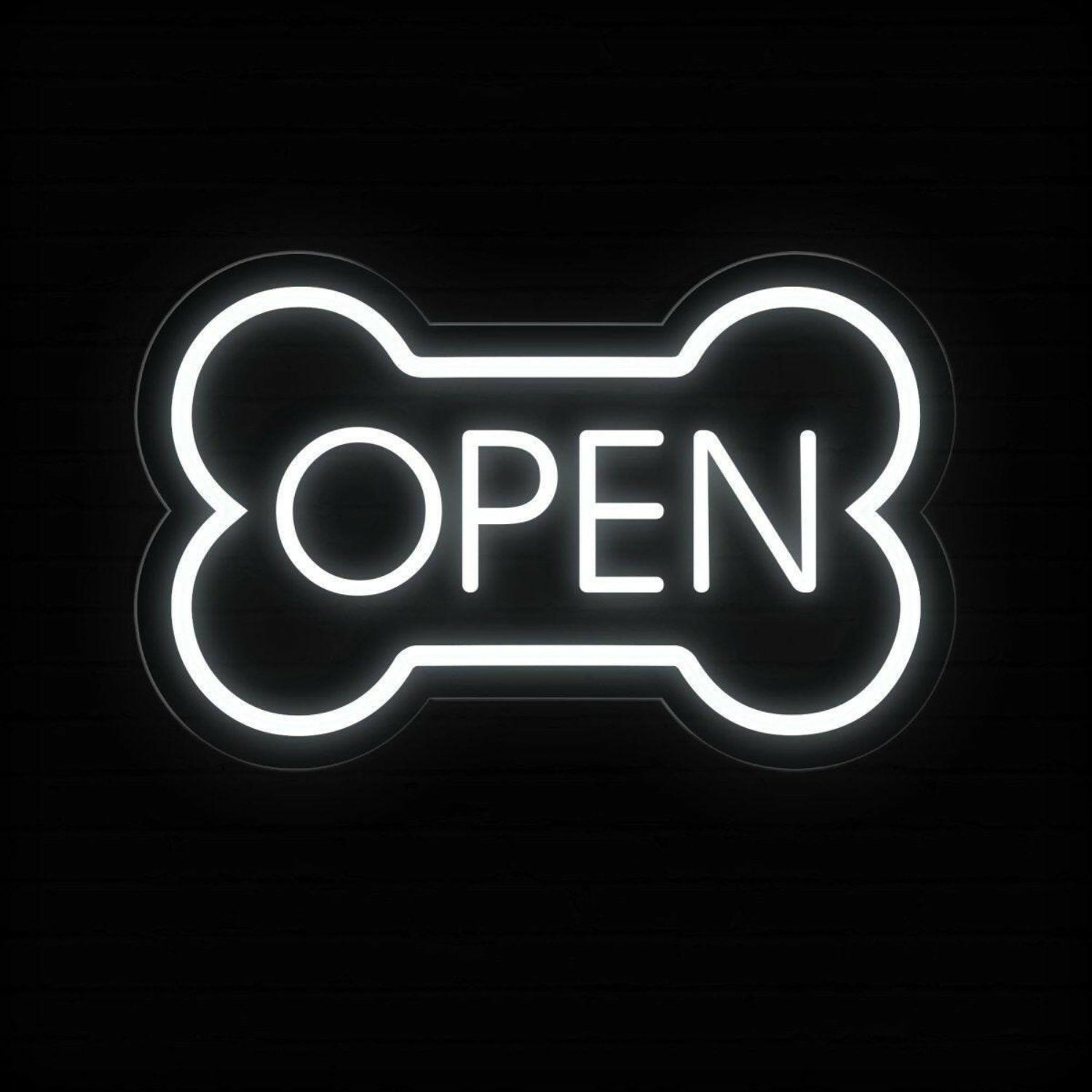Led Dog Bone Led Neon Open Sign | Shineneon