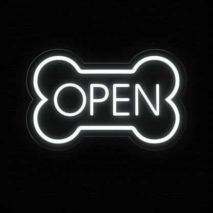 Led Dog Bone Led Neon Open Sign | Shineneon