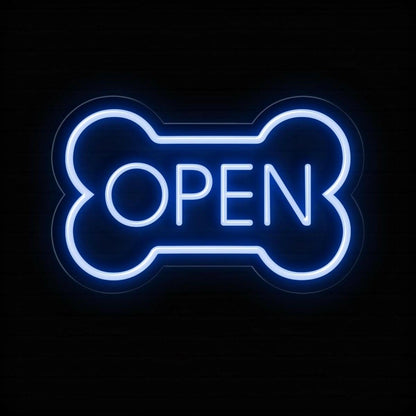Led Dog Bone Led Neon Open Sign | Shineneon