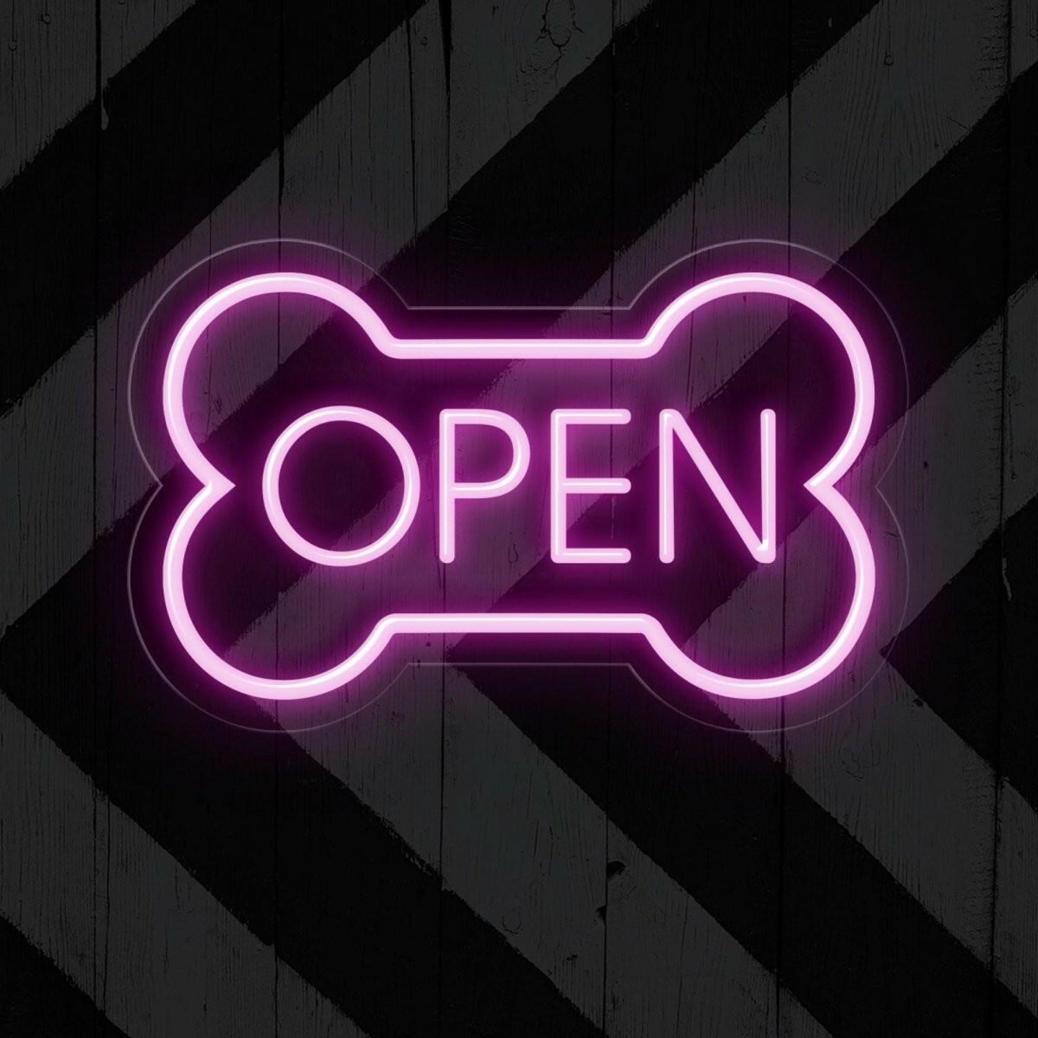 Led Dog Bone Led Neon Open Sign | Shineneon