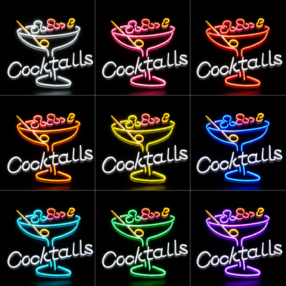 LED Neon Bar Signs For Sale Near Me LED Neon Sign color grid