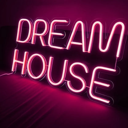 Led Neon Sign Of A Dream House | Shineneon