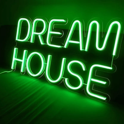 Led Neon Sign Of A Dream House | Shineneon
