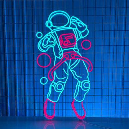 Led Neon Sign Spaceman Led Sign Wall Decor Led Light Lover Deco | Shineneon