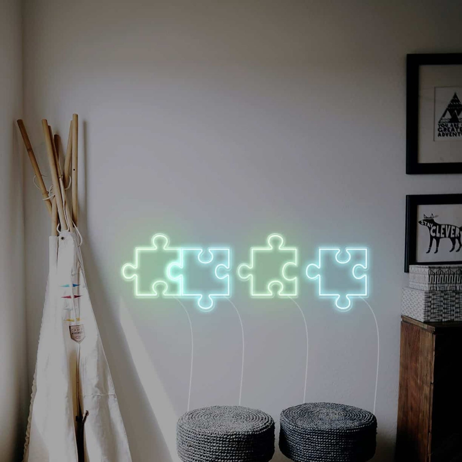 Led Neon Sign Wall Art Jigsaw Puzzles | Shineneon