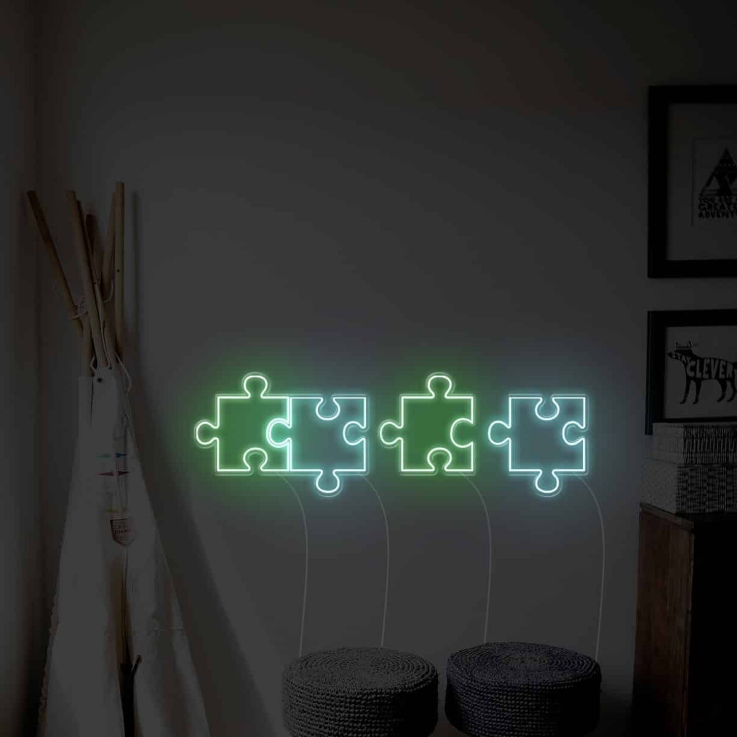 Led Neon Sign Wall Art Jigsaw Puzzles | Shineneon