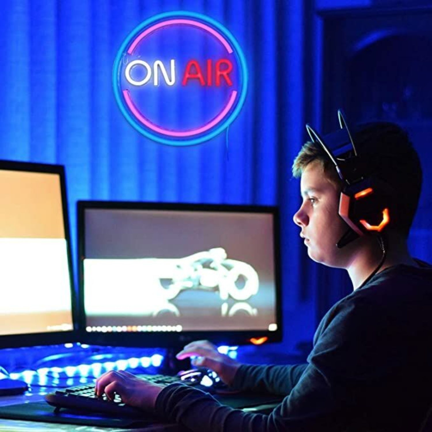 Led On Air Neon Signs Wall Decor For Podcasts Studios | Shineneon