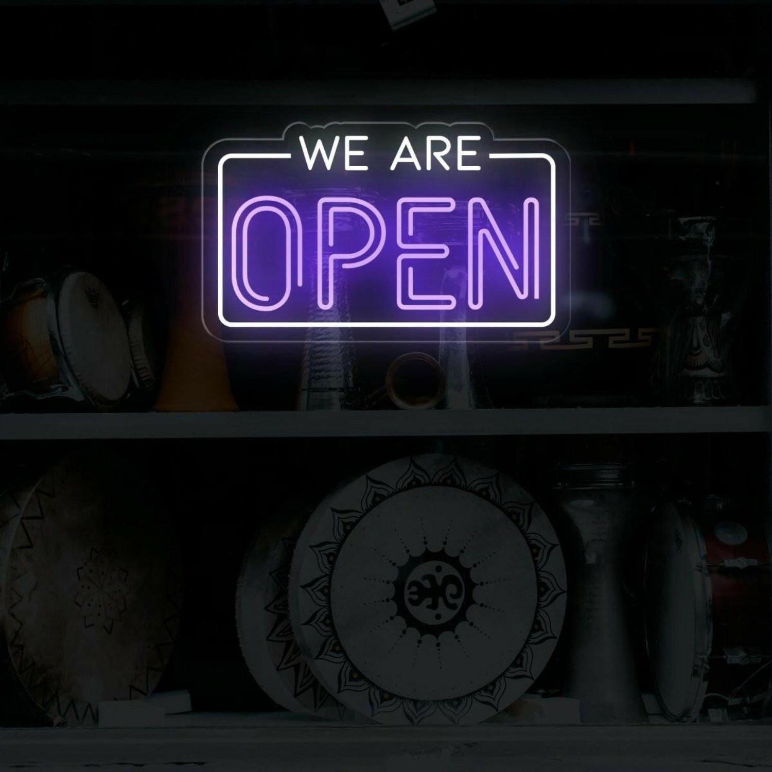 Led We Are Open Led Neon Sign Business Window Signage | Shineneon