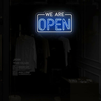 Led We Are Open Led Neon Sign Business Window Signage | Shineneon