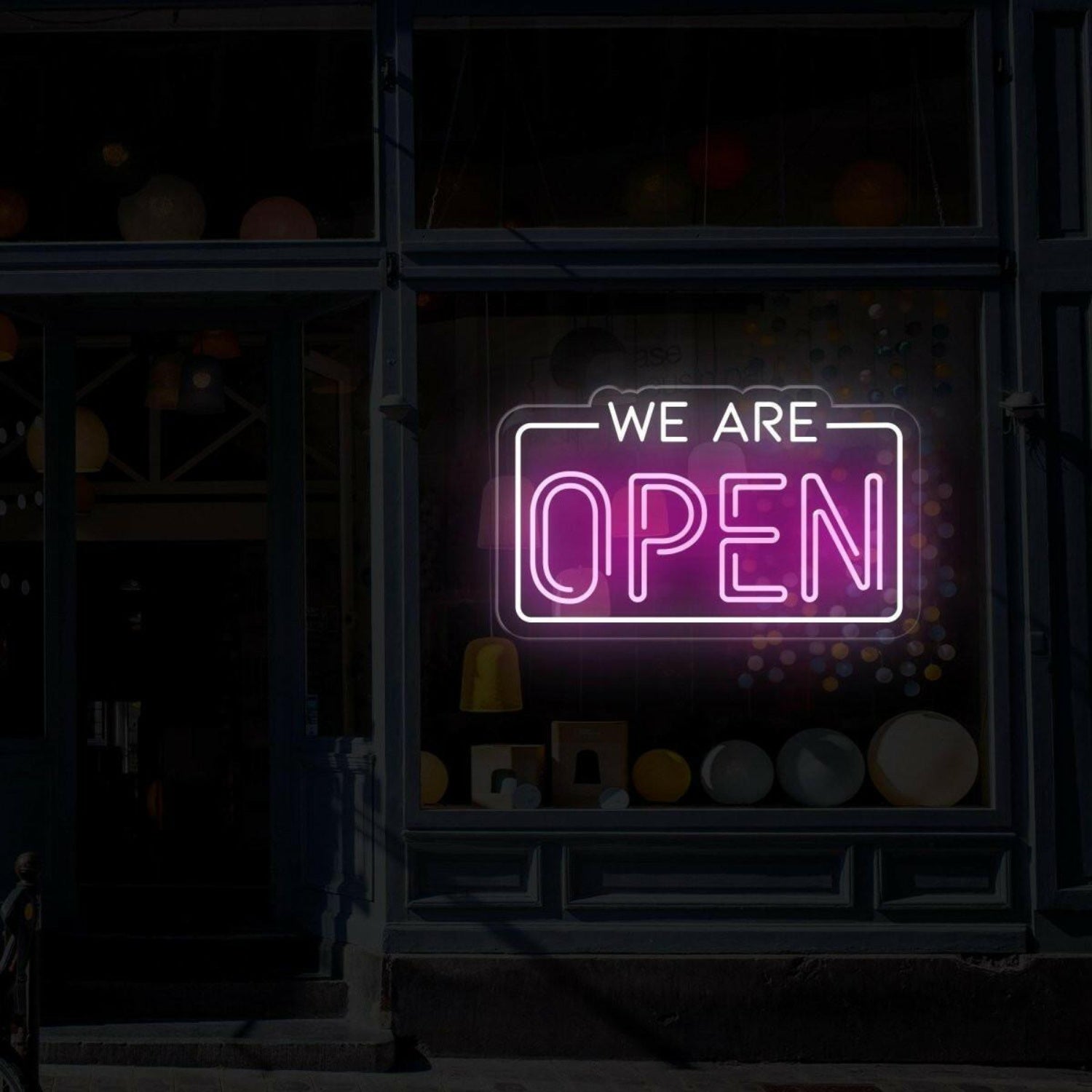 Led We Are Open Led Neon Sign Business Window Signage | Shineneon