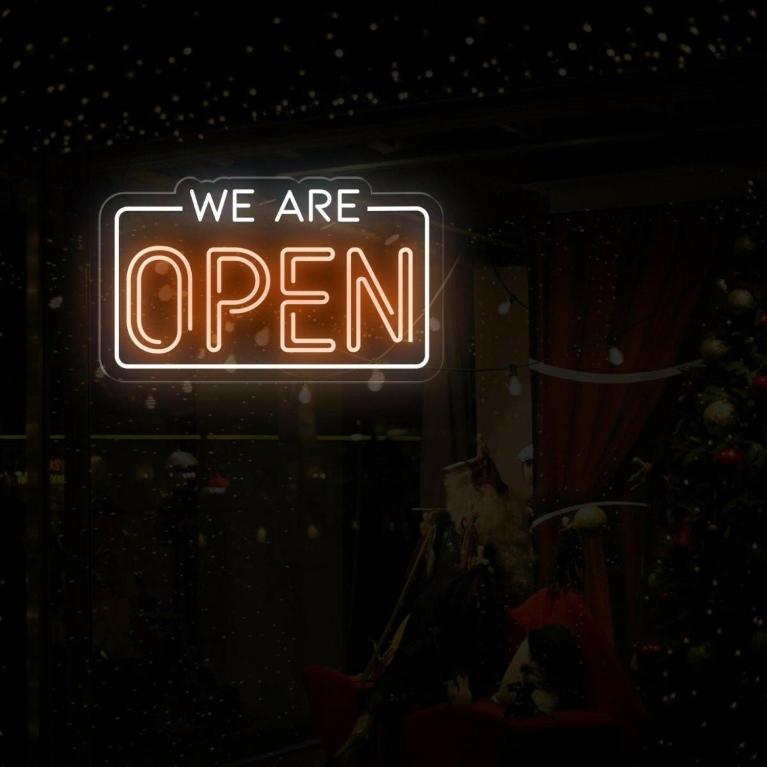 Led We Are Open Led Neon Sign Business Window Signage | Shineneon