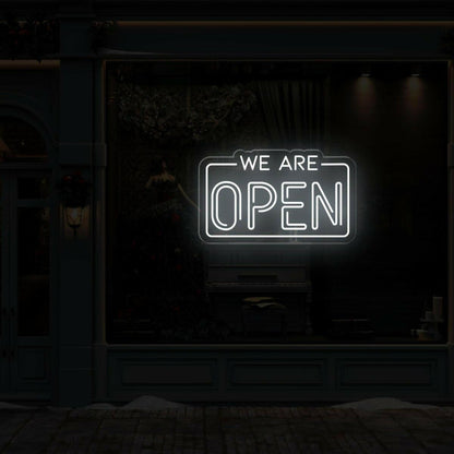 Led We Are Open Led Neon Sign Business Window Signage | Shineneon