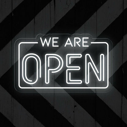 Led We Are Open Led Neon Sign Business Window Signage | Shineneon