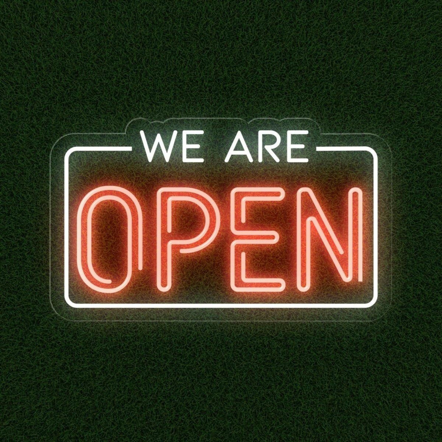 Led We Are Open Led Neon Sign Business Window Signage | Shineneon