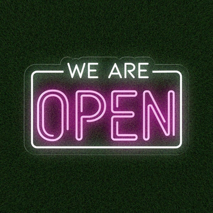 Led We Are Open Led Neon Sign Business Window Signage | Shineneon