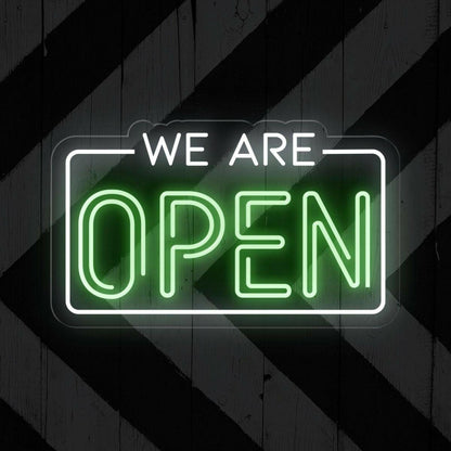 Led We Are Open Led Neon Sign Business Window Signage | Shineneon