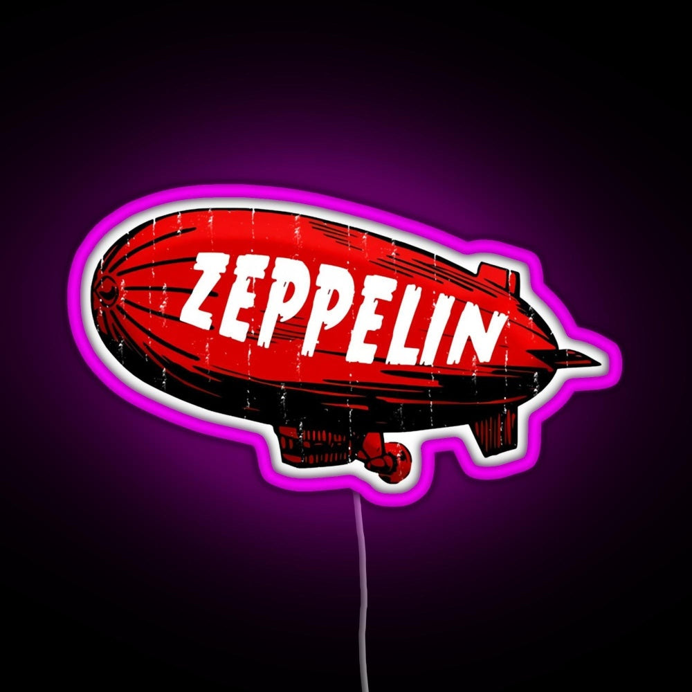 Led Zepelin Vintage Vmstp Rgb Neon Sign