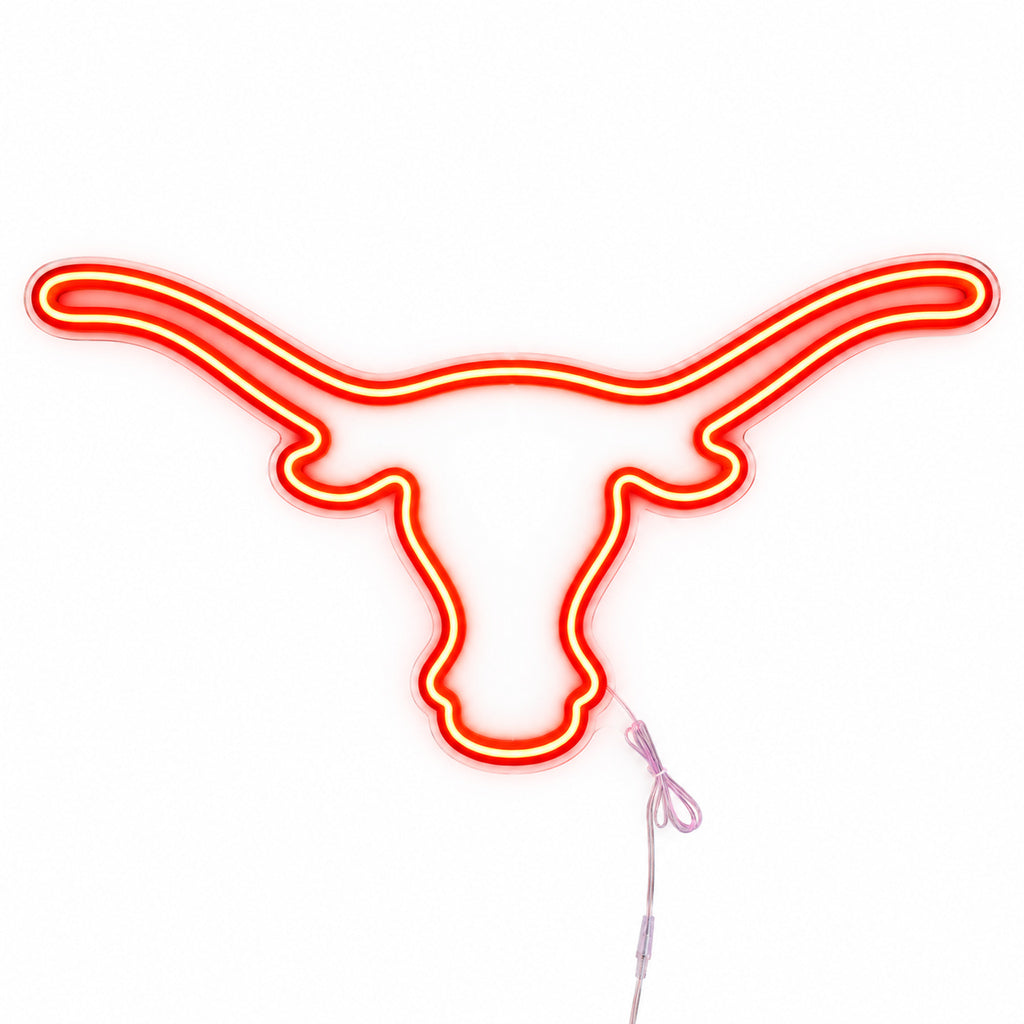 Longhorn Steer Head LED Neon Sign — original product image 06