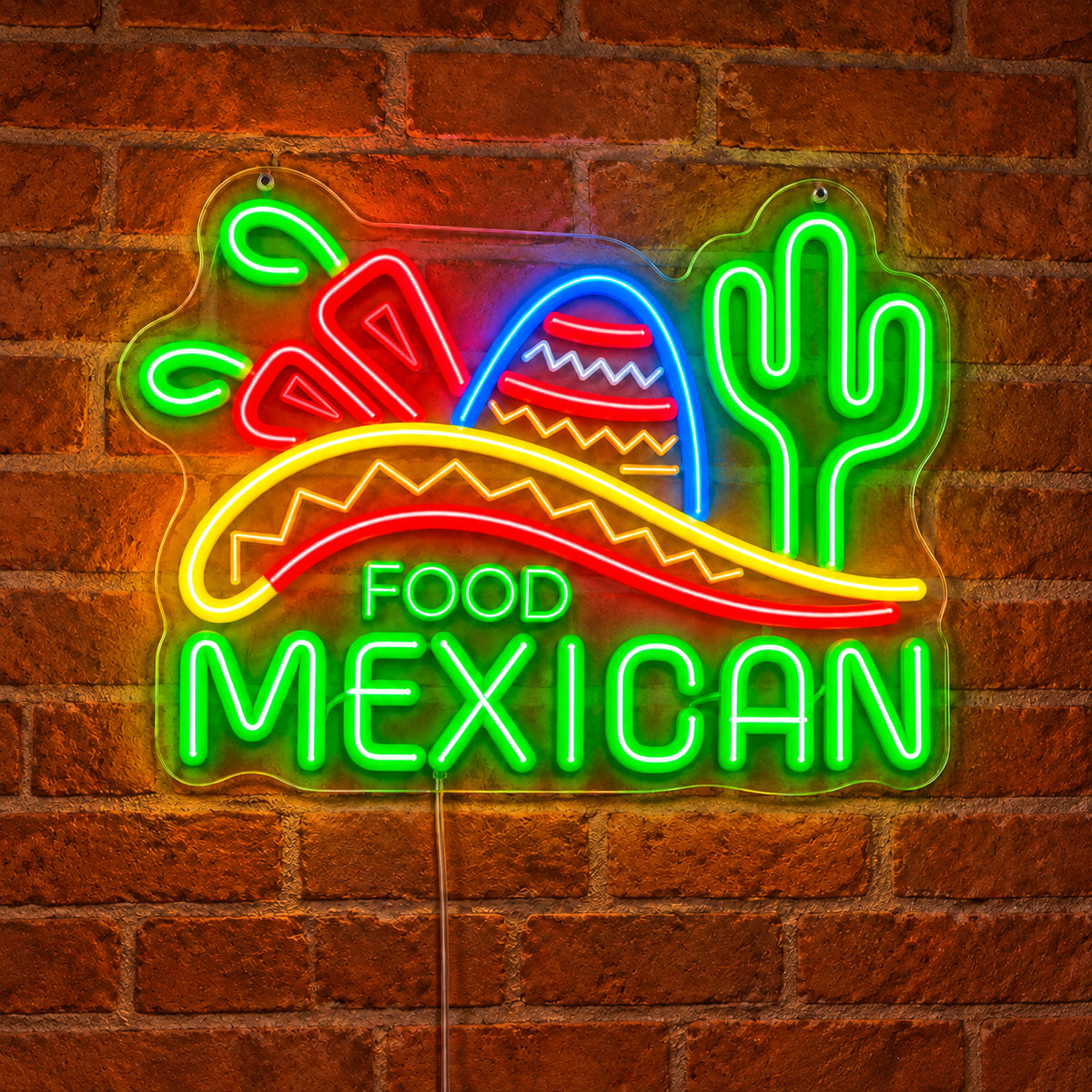 Mexican Food LED Neon Sign — original product image 01