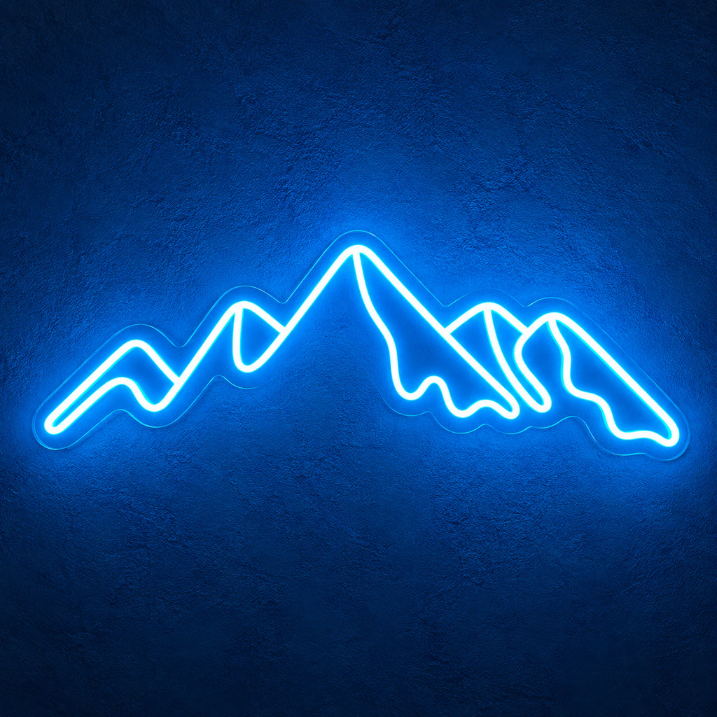 Mountains Landscape LED Neon Sign — original product image 01