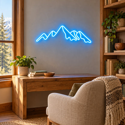 Mountains Landscape LED Neon Sign — original product image 02