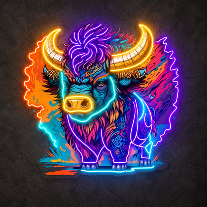 Mystic Bison LED Neon Sign — original product image 01