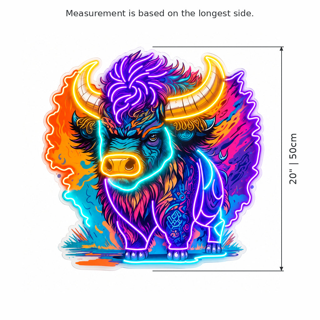 Mystic Bison LED Neon Sign — original product image 03