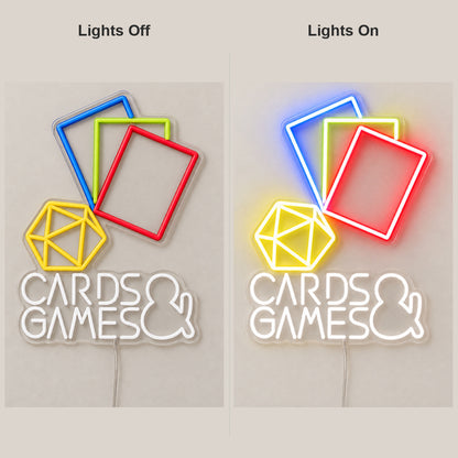 Playing Cards LED Neon Sign — original product image 05