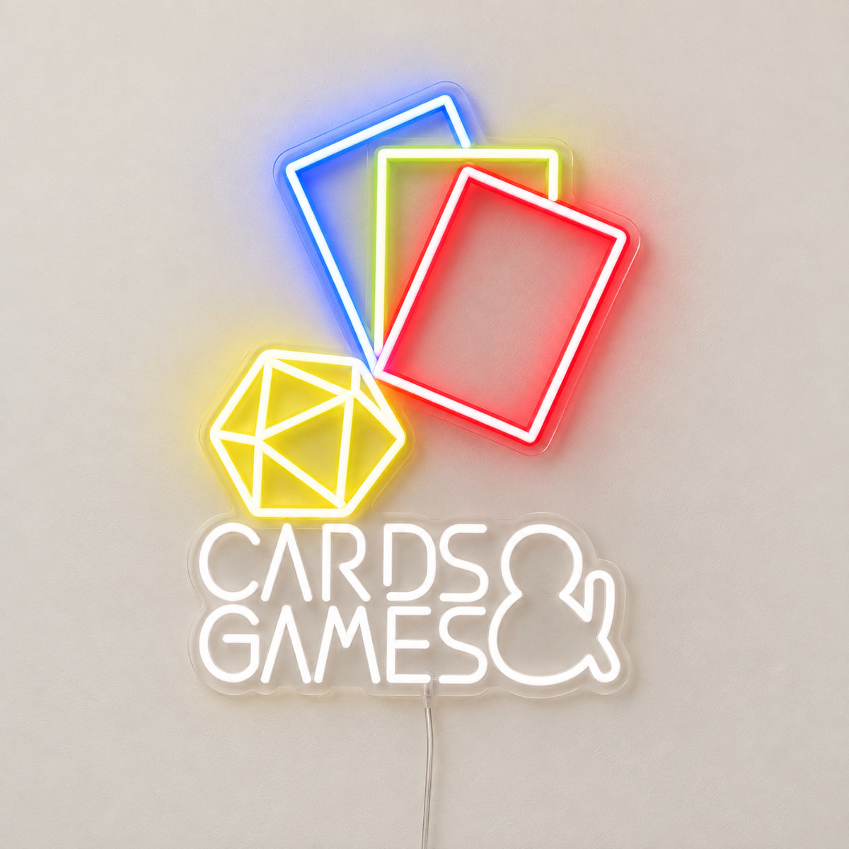 Playing Cards LED Neon Sign — original product image 06