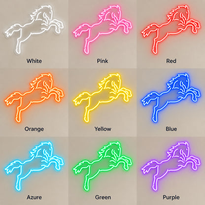 Running Stallion Couch LED Neon Sign — original product image 04