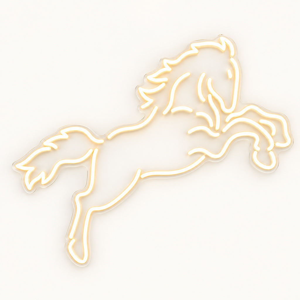 Running Stallion Couch LED Neon Sign — original product image 06