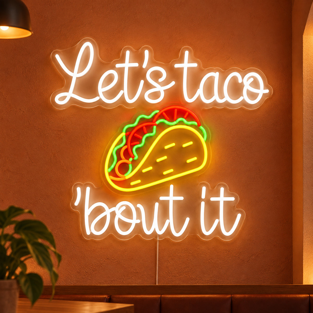 Taco Quote LED Neon Sign — original product image 01