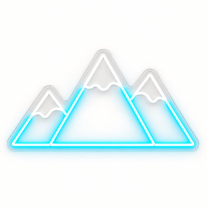 Three Mountain Peaks LED Neon Sign — original product image 06