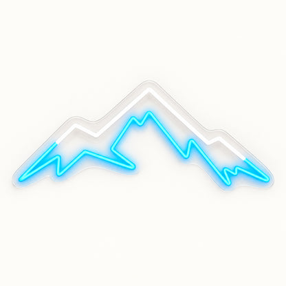Three Ridge Mountain Range LED Neon Sign — original product image 06