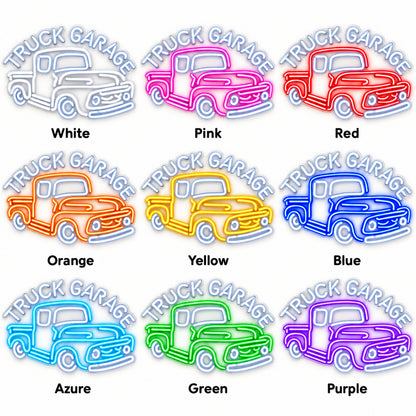 Truck Garage Old Pickup LED Neon Sign — original product image 04