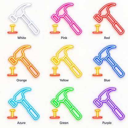 Two Hammers LED Neon Sign — original product image 04