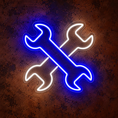 Two Wrenches Bar LED Neon Sign — original product image 01