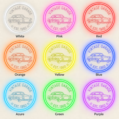 Vintage Garage Classic Car LED Neon Sign — original product image 04