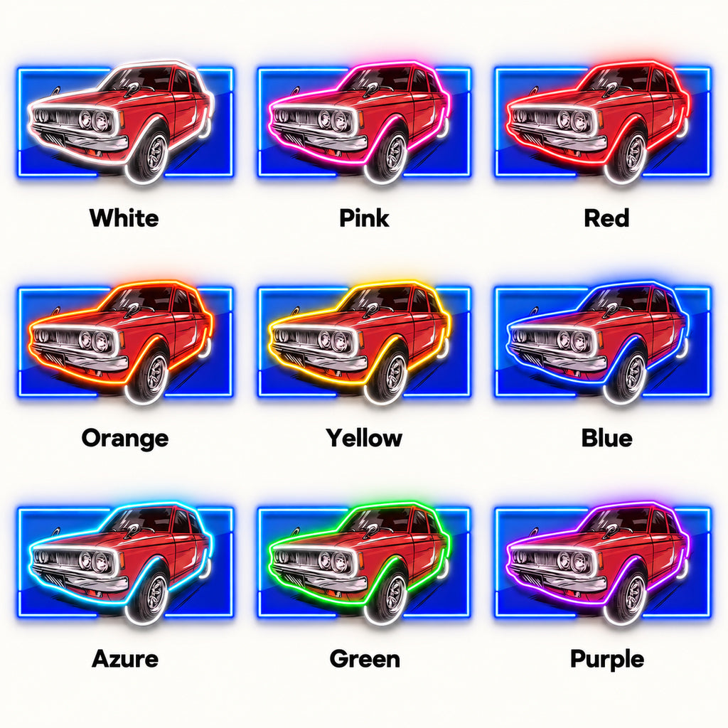 Vintage Old Car Couch LED Neon Sign — original product image 04