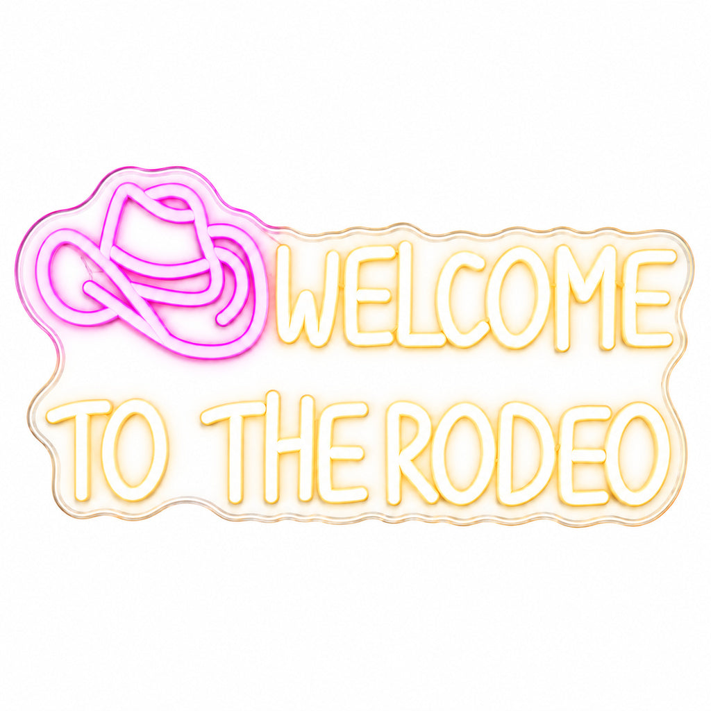 Welcome To The Rodeo LED Neon Sign — original product image 06
