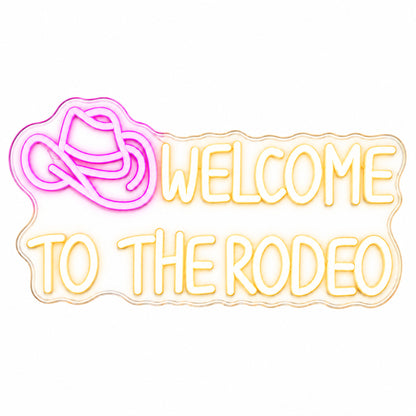 Welcome To The Rodeo LED Neon Sign — original product image 06