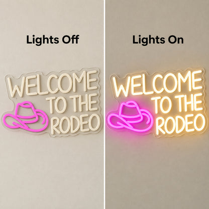 Welcome To The Rodeo Man Cave LED Neon Sign — original product image 05