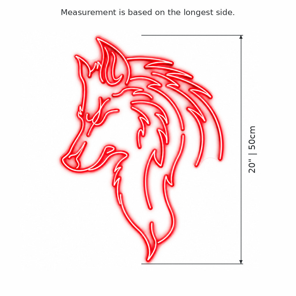 Wolf Profile Wall Art LED Neon Sign — original product image 03