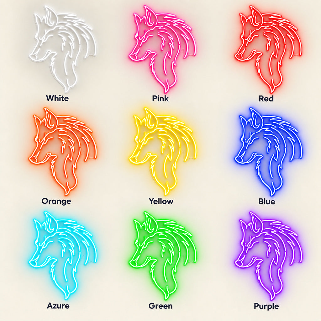 Wolf Profile Wall Art LED Neon Sign — original product image 04
