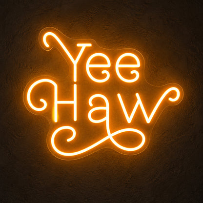 Yeehaw Western Room LED Neon Sign — original product image 01