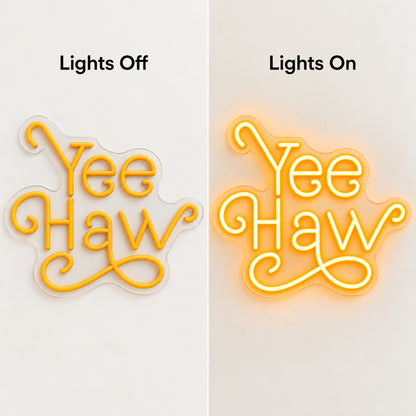 Yeehaw Western Room LED Neon Sign — original product image 05